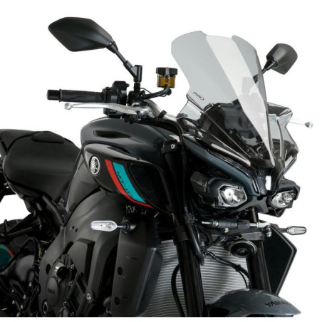 Cupolino Puig Touring per Yamaha MT-10 dal 2022 fume chiaro Cupolino Puig Touring per Yamaha MT-10 dal 2022 fume chiaro