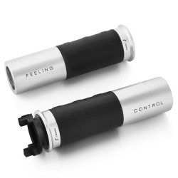 Manopole Rizoma Icon in ergal e gomma per moto Yamaha