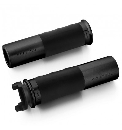 Manopole Rizoma Icon in ergal e gomma per moto Yamaha Manopole Rizoma Icon in ergal e gomma per moto Yamaha