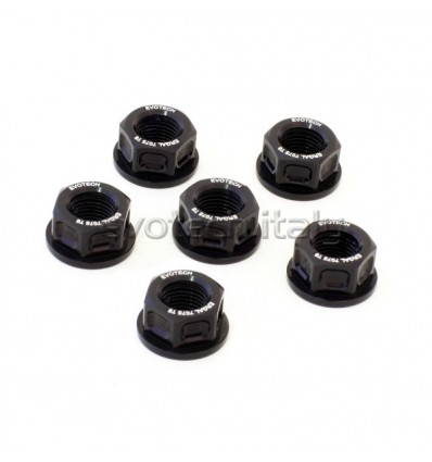 Serie dadi corona Evotech per moto KTM e Husqvarna Serie dadi corona Evotech per moto KTM e Husqvarna