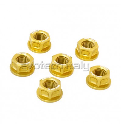 Serie dadi corona Evotech per moto KTM e Husqvarna Serie dadi corona Evotech per moto KTM e Husqvarna