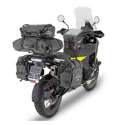 Portavaligie laterale Givi PL ONE-FIT Monokey su Husqvarna Norden 901 Portavaligie laterale Givi PL ONE-FIT Monokey su Husqvarna Norden 901