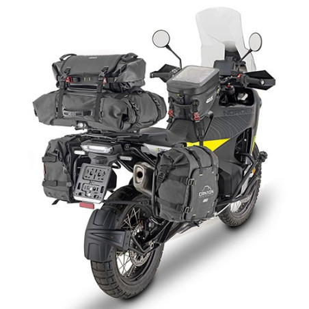 Portavaligie laterale Givi PL ONE-FIT Monokey su Husqvarna Norden 901 Portavaligie laterale Givi PL ONE-FIT Monokey su Husqvarna Norden 901