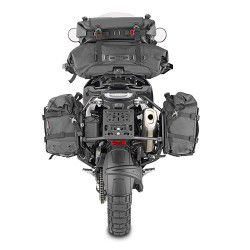 Portavaligie laterale Givi PL ONE-FIT Monokey su Husqvarna Norden 901 Portavaligie laterale Givi PL ONE-FIT Monokey su Husqvarna Norden 901
