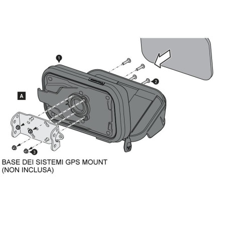 Custodia SW-Motech Navi Case per GPS Custodia SW-Motech Navi Case per GPS