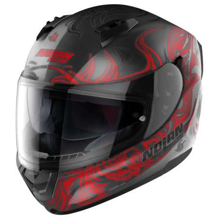 Casco integrale Nolan N60.6 Muse antracite e rosso Casco integrale Nolan N60.6 Muse antracite e rosso