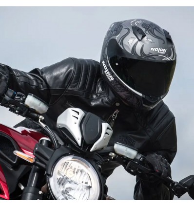 Casco integrale Nolan N60.6 Muse antracite e rosso Casco integrale Nolan N60.6 Muse antracite e rosso
