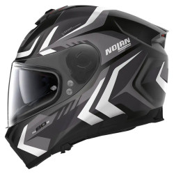 Casco Nolan N80.8 Rumble N-Com nero opaco, grigio e bianco Casco Nolan N80.8 Rumble N-Com nero opaco, grigio e bianco