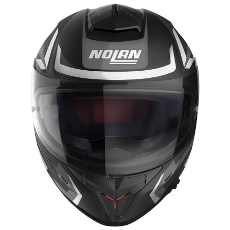 Casco Nolan N80.8 Rumble N-Com nero opaco, grigio e bianco Casco Nolan N80.8 Rumble N-Com nero opaco, grigio e bianco