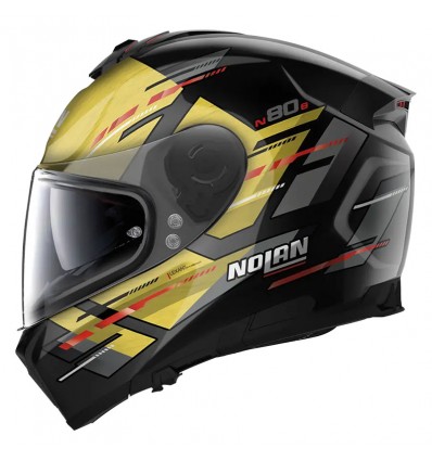 Casco Nolan N80.8 Meteor N-Com nero e oro Casco Nolan N80.8 Meteor N-Com nero e oro