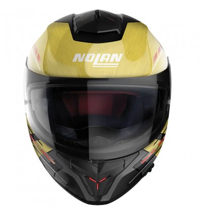 Casco Nolan N80.8 Meteor N-Com nero e oro Casco Nolan N80.8 Meteor N-Com nero e oro