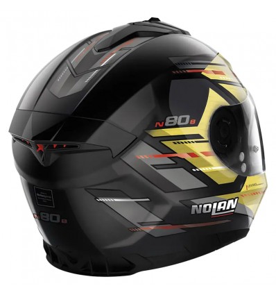 Casco Nolan N80.8 Meteor N-Com nero e oro Casco Nolan N80.8 Meteor N-Com nero e oro