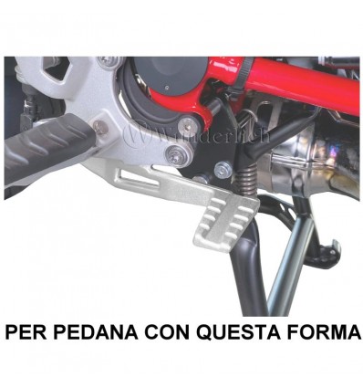 Estensione pedana freno posteriore Wunderlich per BMW R-Nine T versioni dal 2020 Estensione pedana freno posteriore Wunderlich per BMW R-Nine T versioni dal 2020