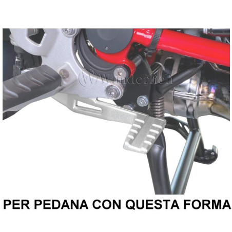 Estensione pedana freno posteriore Wunderlich per BMW R-Nine T versioni dal 2020 Estensione pedana freno posteriore Wunderlich per BMW R-Nine T versioni dal 2020