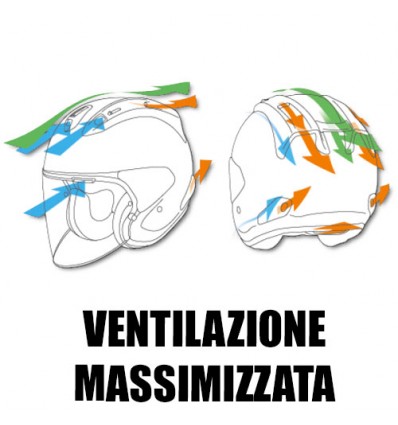 Casco Arai SZ-R VAS monocolore grigio lucido Casco Arai SZ-R VAS monocolore grigio lucido