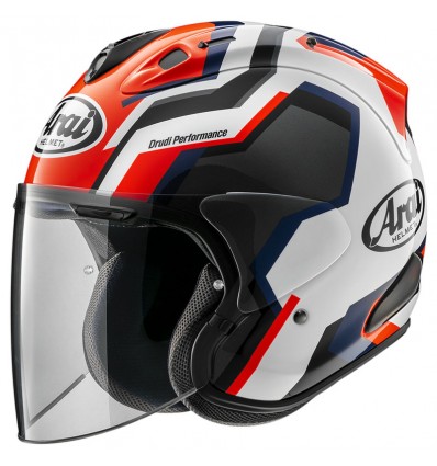 Casco Arai SZ-R VAS RWS Trico bianco, rosso e nero