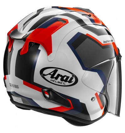 Casco Arai SZ-R VAS RWS Trico bianco, rosso e nero Casco Arai SZ-R VAS RWS Trico bianco, rosso e nero