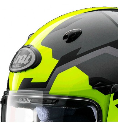 Casco Arai Quantic Face Fluor Yellow Casco Arai Quantic Face Fluor Yellow