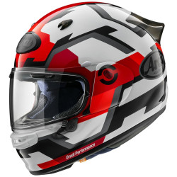 Casco Arai Quantic Face bianco, rosso e nero Casco Arai Quantic Face bianco, rosso e nero