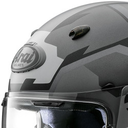 Casco Arai Quantic Face grigio e nero opaco Casco Arai Quantic Face grigio e nero opaco