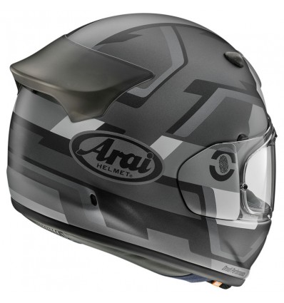 Casco Arai Quantic Face grigio e nero opaco Casco Arai Quantic Face grigio e nero opaco