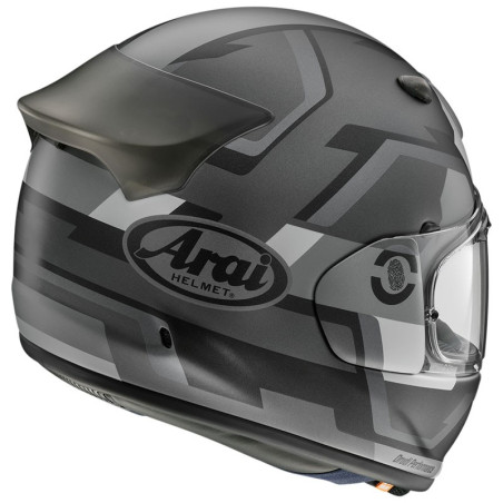 Casco Arai Quantic Face grigio e nero opaco Casco Arai Quantic Face grigio e nero opaco