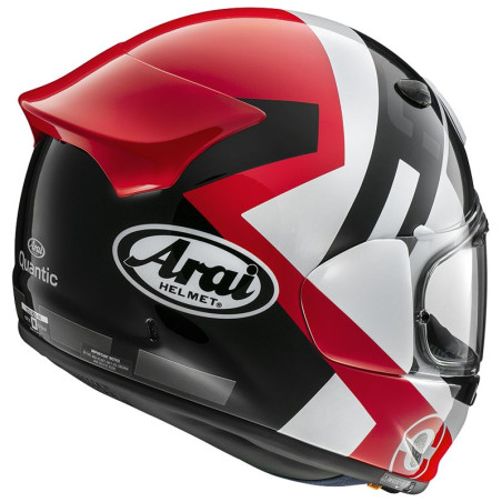 Casco Arai Quantic Space bianco, rosso e nero Casco Arai Quantic Space bianco, rosso e nero