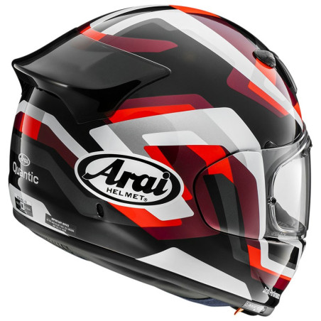 Casco Arai Quantic Snake nero, rosso e bianco Casco Arai Quantic Snake nero, rosso e bianco