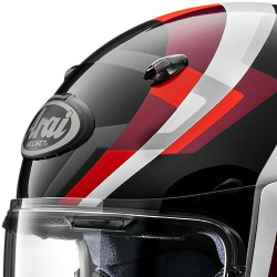 Casco Arai Quantic Snake nero, rosso e bianco Casco Arai Quantic Snake nero, rosso e bianco