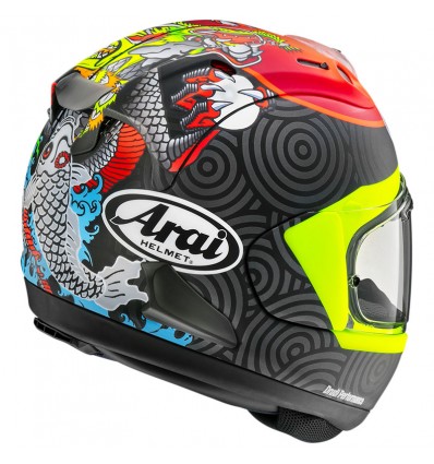 Casco Arai RX-7 Evo Tatsuki multicolore opaco Casco Arai RX-7 Evo Tatsuki multicolore opaco