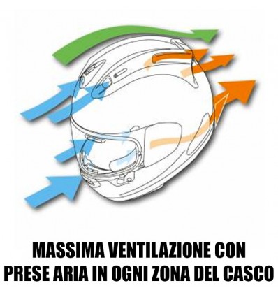 Casco Arai RX-7 Evo Tatsuki multicolore opaco Casco Arai RX-7 Evo Tatsuki multicolore opaco