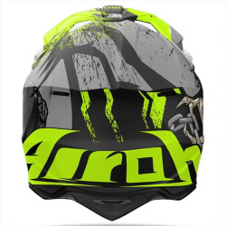 Casco Airoh enduro Wraaap Darkness nero e giallo Casco Airoh enduro Wraaap Darkness nero e giallo