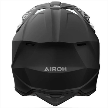 Casco Airoh enduro Wraaap monocolore nero opaco Casco Airoh enduro Wraaap monocolore nero opaco