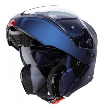 Casco Caberg Horus apribile doppia visiera blu metal opaco Casco Caberg Horus apribile doppia visiera blu metal opaco
