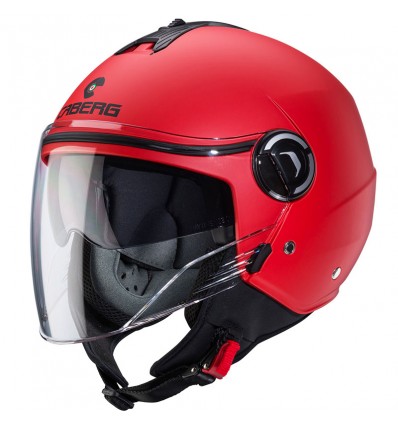 Casco Caberg Riviera V4-X monocolore rosso scuro opaco