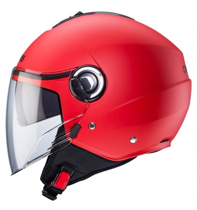 Casco Caberg Riviera V4-X monocolore rosso scuro opaco Casco Caberg Riviera V4-X monocolore rosso scuro opaco