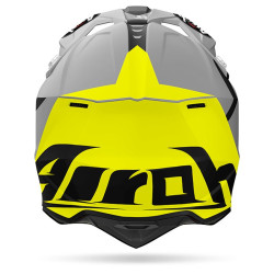 Casco Airoh enduro Wraaap Reloaded grigio e giallo opaco Casco Airoh enduro Wraaap Reloaded grigio e giallo opaco