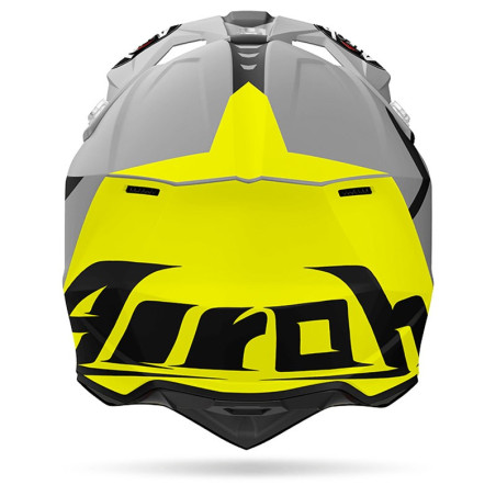 Casco Airoh enduro Wraaap Reloaded grigio e giallo opaco Casco Airoh enduro Wraaap Reloaded grigio e giallo opaco