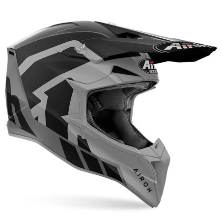 Casco Airoh enduro Wraaap Reloaded nero e antracite opaco Casco Airoh enduro Wraaap Reloaded nero e antracite opaco