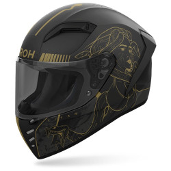 Casco integrale Airoh Connor Titan nero e oro opaco Casco integrale Airoh Connor Titan nero e oro opaco