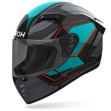 Casco integrale Airoh Connor Dunk nero e blu Casco integrale Airoh Connor Dunk nero e blu