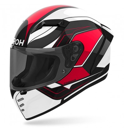 Casco integrale Airoh Connor Dunk bianco, nero e rosso Casco integrale Airoh Connor Dunk bianco, nero e rosso