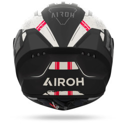 Casco integrale Airoh Connor Omega nero, bianco e rosso opaco Casco integrale Airoh Connor Omega nero, bianco e rosso opaco