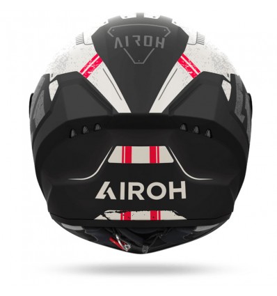Casco integrale Airoh Connor Omega nero, bianco e rosso opaco Casco integrale Airoh Connor Omega nero, bianco e rosso opaco
