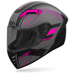Casco integrale Airoh Connor Achieve grigio e fucsia opaco Casco integrale Airoh Connor Achieve grigio e fucsia opaco