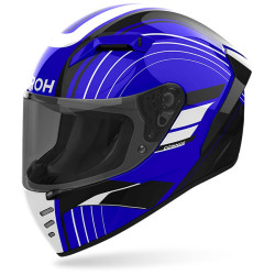 Casco integrale Airoh Connor Achieve nero e blu Casco integrale Airoh Connor Achieve nero e blu