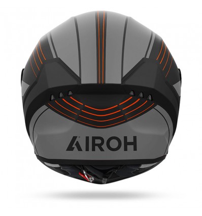 Casco integrale Airoh Connor Achieve grigio e arancio opaco Casco integrale Airoh Connor Achieve grigio e arancio opaco