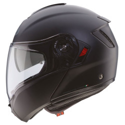 Casco Caberg Levo-X apribile doppia visiera nero opaco Casco Caberg Levo-X apribile doppia visiera nero opaco