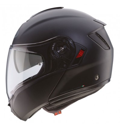 Casco Caberg Levo-X apribile doppia visiera nero opaco Casco Caberg Levo-X apribile doppia visiera nero opaco