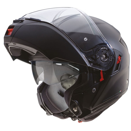 Casco Caberg Levo-X apribile doppia visiera nero opaco Casco Caberg Levo-X apribile doppia visiera nero opaco